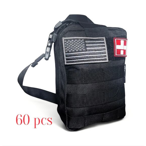 60pcs Tactical Survival First Aid Kit - Picture 2 of 5